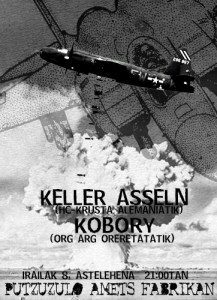 keller asseln, kobory, zarata, kontzertua